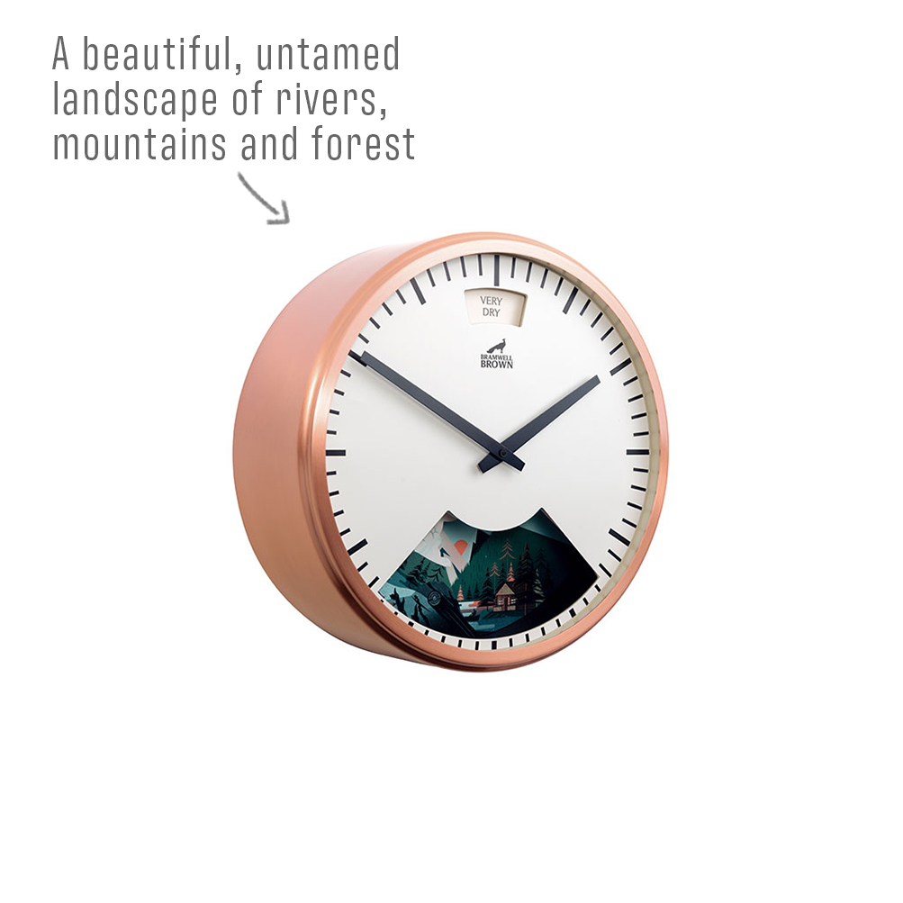 Into The Wild Weather Clock - Limited Edition